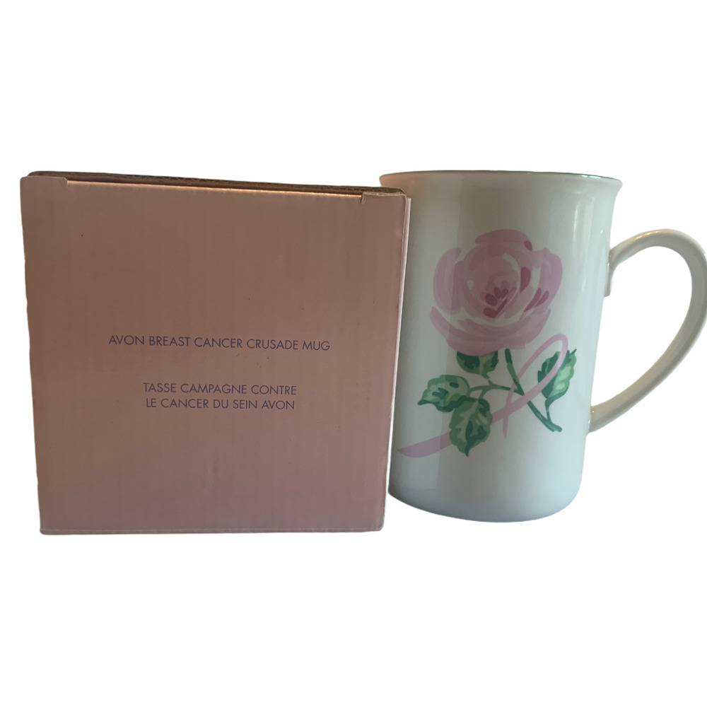 Avon‎ Breast Cancer Crusade Mug NIB 10 oz